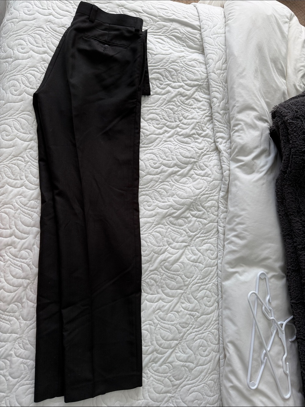 Calvin Klein Black Men's Dress Pants - Straight Leg